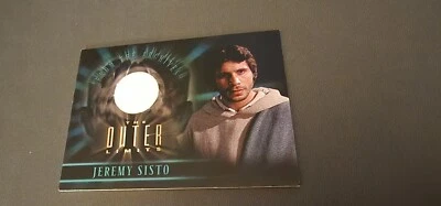 2003 The Outer Limits Jeremy Sisto CC9 Costume Card as Thomas - Image 1 of 2