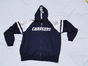 San Diego Charges Full Zip up Hoodie Sweatshirt NFL Team Apparel Gr. M - Bild 1 von 6