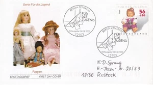 2002 Germany FDC cover Charity Stamp - For Youth - Picture 1 of 2