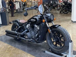 2021 Indian Motorcycle® Scout® Bobber Thunder Black - Picture 1 of 12