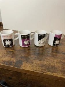 Keramik Espressotassen, 4,5 Unzen Tassen 4er Set, 2,5" Espressotasse - Bild 1 von 4