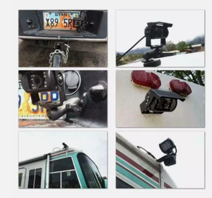 Car Reversing Camera 4Pin + 7" LCD Monitor Truck Bus Van Rear View Kit DC 12V UK - Picture 1 of 1