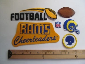 ( RARE LA LOS ANGELES RAMS NATIONAL FOOTBALL LEAGUE PATCH CREST ) - Picture 1 of 1