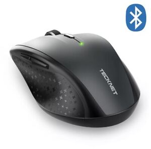 TeckNet Wireless Bluetooth Mouse PC Mac Optical Cordless Mice Scroll For Laptop