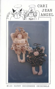 Craft Pattern-11" Angel & Cat Angel Tree Ornament - Picture 1 of 1
