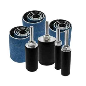 Menge 3 - Linie 10 Werkzeuge 16 Pack blau Zirkonia Schleiftrommeln & Hülsen Sets - Bild 1 von 2