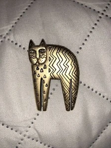 Katze Pin ~ goldfarben ~ 1,75" lang - Bild 1 von 2