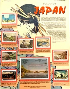 SELLOS GRANADINAS DE SAN VINCENT - EL ARTE DE JAPÓN -SCOTT 633-40 Y 42 - COMO NUEVOS - Imagen 1 de 1