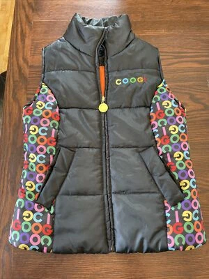 Vintage Coogi Australia vest zip-up puffer jacket Women S Multicolor Rare - Image 1 of 4