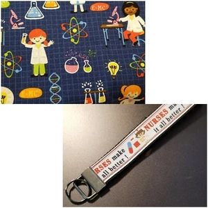 Krankenschwestern machen alles besser Schlüsselanhänger, Schlüsselanhänger, Handgelenk Schlüsselband & Wissenschaft Gesichtsmaske  - Bild 1 von 2