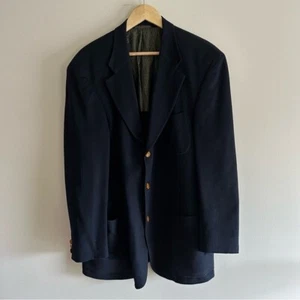 Vintage Loro Piana Wool Cashmere Jacket by Hugo Boss Sport Coat Blazer Size 54 - Picture 1 of 14