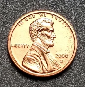 2000 S LINCOLN MEMORIAL PENNY PROOF UNC #P872 - Foto 1 di 2