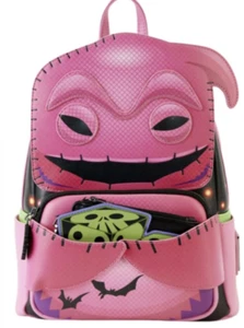 NWT! NYCC Funko Pop! Loungefly NBC Oogie Boogie Mini Backpack~GITD Dice Coin Bag - Picture 1 of 22