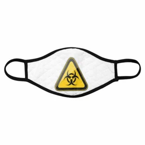 Biohazard Design Fabric Face Mask by AlchemyArts Handmade in UK 4 sizes S,M,L,XL - Picture 1 of 4
