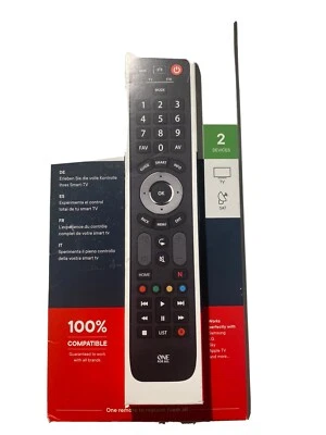 ONE FOR ALL EVOLVE 2-IN-1 REMOTE CONTROL (MODEL NO. URC7125) - Image 1 of 3