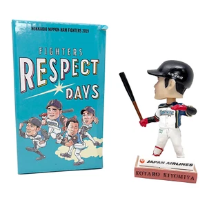 Retro Limited Japan Nippon Ham Fighters Kotaro Kiyomiya Bobblehead Batter - Picture 1 of 8