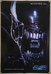 AVP ALIEN VS. PREDATOR DS ROTOLATO ORIGINALE UN FOGLIO POSTER FILM (2004) - Foto 1 di 1