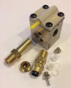 Master Shut Off Valve Single Barb Cap DCI Dental 7120 1/8 FPT inlet, 1/4" outlet - Picture 1 of 1