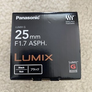 Panasonic 25mm, f/1.7 ASPH Aspherical Lens For Micro Four Thirds