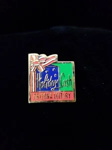 Arizona Lottery Holiday Cash Present Trading Pin Hat Lapel Tie Tack - Picture 1 of 5