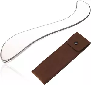 Stainless Steel Gua Sha, Metal Guasha Scraping Tool, Muscle Scraper for Deep Tis - Picture 1 of 12