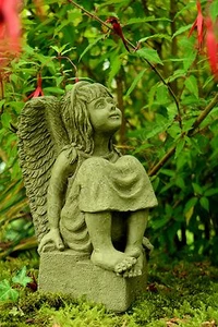 Angelina the Angel Stone Garden Ornament - Picture 1 of 1