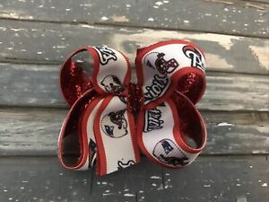 TaylorMade Custom Boutique Hair Bow New England Patriots New