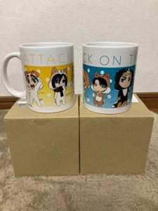 Attack on Titan mug cup set of 2 Japan anime hobby goods m450 - Picture 1 of 4