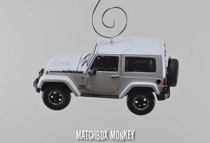 2014 Jeep Wrangler Polar Edition Unlimited Christmas Ornament 1/43 Hard Top - Picture 1 of 8
