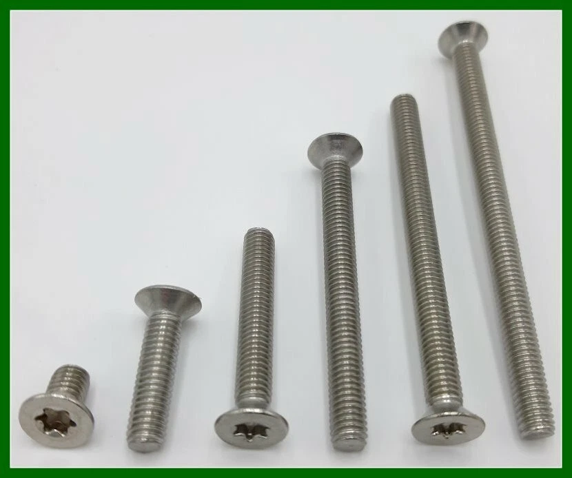 Senkkopfschrauben Senkschraube Edelstahl DIN 965 TORX M2 M2,5 M3 M4 M5 M6 V2A A2 - Bild 1 von 4