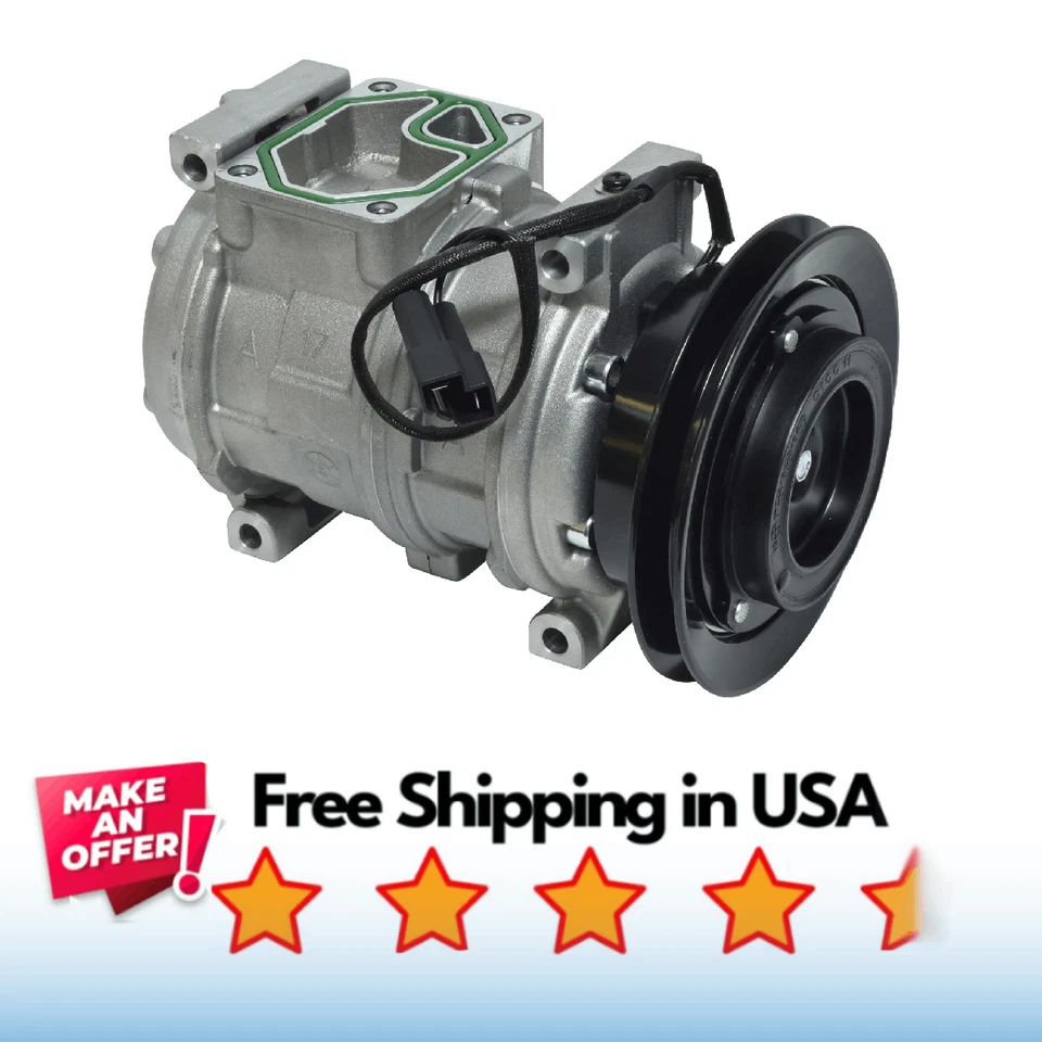Compressor A/C Fit Dodge Caravan 1991-1995, Dodge Daytona 1987-1993 - Image 1 of 1
