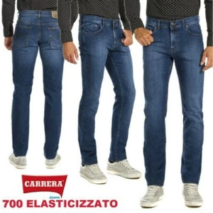 CARRERA Jeans Trousers Man Light Spring Summer Elasticated Classic 700 - Picture 1 of 7