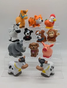 Fisher Price Little People Wild Jungle Zoo Granja Animal Figuras Lote de 12 - Imagen 1 de 13