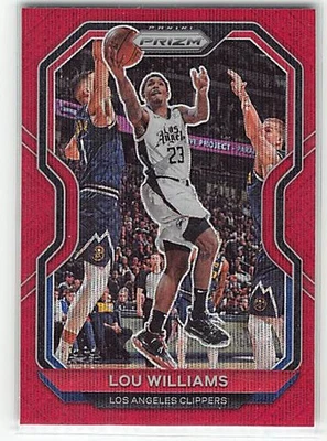 2020-21 Panini Prizm - Ruby Wave Prizms #151 Lou Williams - Image 1 of 2