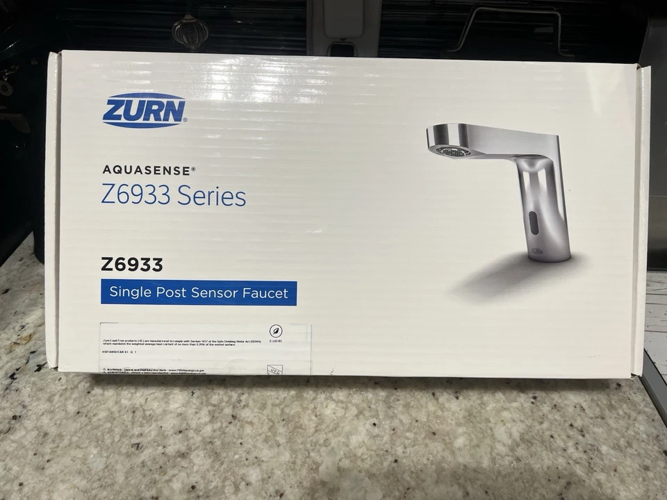 Zurn AquaSense Z6933-XL Touchless Sensor Faucet Single Hole Soap Dispensr
