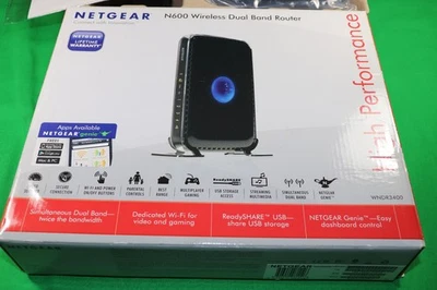 Netgear N600 Wireless Dual Band Router WNDR3400-100NAS - Image 1 of 4