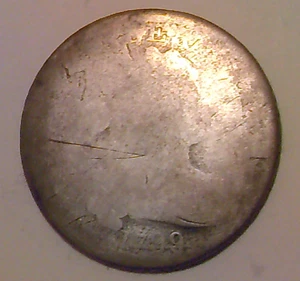 1799 1 Dollar Drapierte Büste Silberdollar.  Viel getragen.  Lowball Münze? - Bild 1 von 13