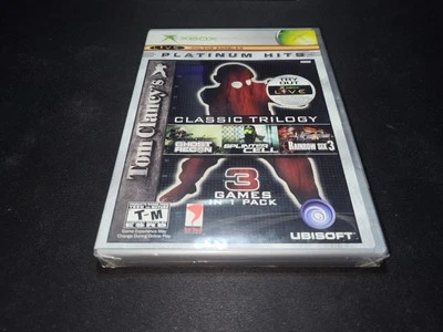 Tom Clancy's Classic Trilogy Platinum Hits Microsoft Xbox BRAND NEW SEALED! - Image 1 of 4