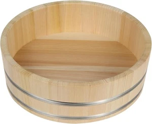 Hinokio Kiso Sawara Rice Table 24cm Wooden Sushi Oke Made in Japan - Picture 1 of 7
