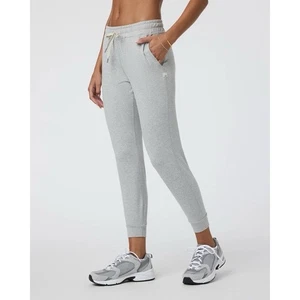 Vuori Performance Jogger Pants Womens L DreamKnit Pale Grey Heather Athletic - Picture 1 of 14