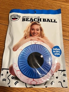 Bigmouth Riesen Retro Augapfel Bloodshot Halloween Beachball Aufblasbar Pool Spielzeug - Bild 1 von 5