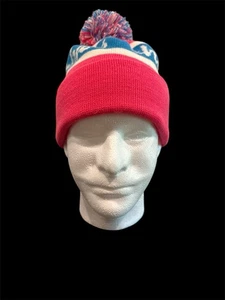 Chubbies Bommelmütze Mütze rosa, blau, weiß Einheitsgröße gebraucht, in einwandfreiem Zustand - Bild 1 von 5