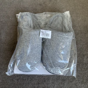 Isotoner Herren Hoodback Hausschuhe Gel Memory Foam Meliert Grau Medium Größe 8-9 - Bild 1 von 9