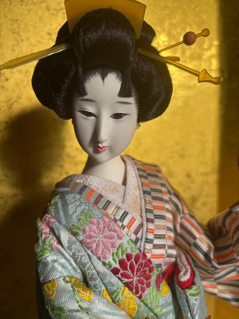丝绸和织物老式原版古董日本娃娃| eBay