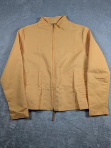 Nike Bomber Jacket Youth Medium Orange Full Zip Lightweight Windbreaker Active - Picture 1 of 7