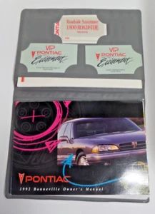 1992 Pontiac Bonneville owner's manual - Bild 1 von 2