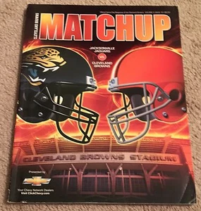 CLEVELAND BROWNS VS. JACKSONVILLE JAGUARS MATCHUP MAGAZINE FROM 1-3-2010 - Picture 1 of 1