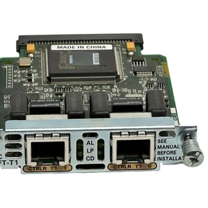 Cisco VWIC-2MFT-T1 2 Port T1 RJ-48 Multiflex WAN Router Module - Picture 1 of 3
