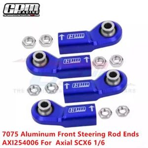 GPM CNC 7075 Aluminum Front Steering Rod Ends AXI254006 For  Axial SCX6 1/6 US - Picture 1 of 7