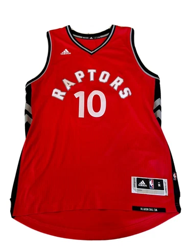 Adidas Toronto Raptors DeMar DeRozan Swingman Red Jersey Mens Medium M Cover